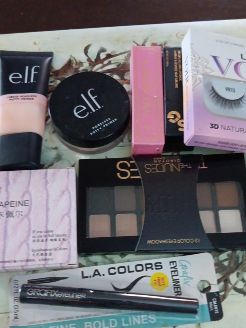 ELF Eyeshadow & Makeup Set with Pink Accents